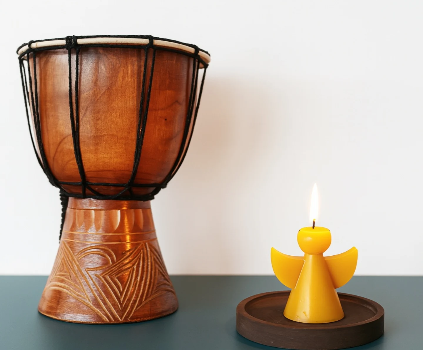 Set Îngeraș, Suport Ceramic & Ornament – cadoul care aduce lumină și liniște - imagine 3