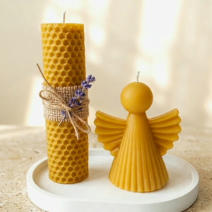 Gift box Lumânări și suport ceramic