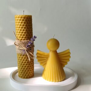 Gift box lumânări și suport ceramic