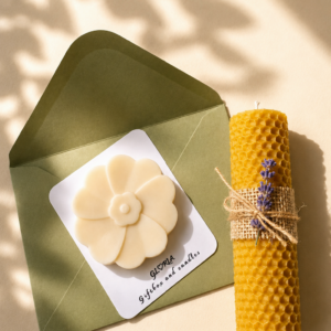 Gift box Lumânare fagure și odorizant