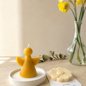 Gift box Lumânare îngeraș, suport ceramic și odorizant